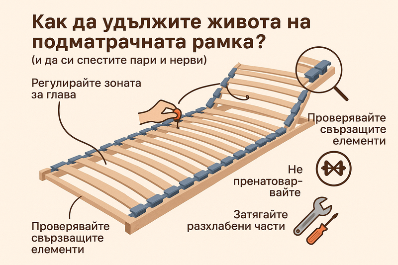 Как да удължите живота на подматрачната рамка? (и да си спестите пари и нерви)