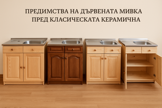 предимства на дървена мивка