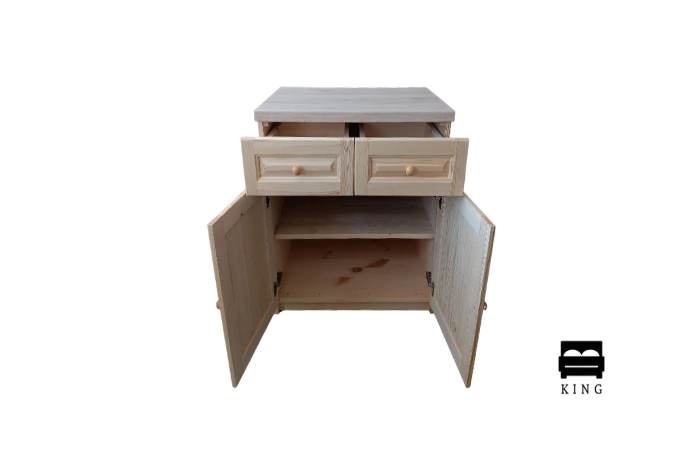 Дървен шкаф с термоплот – 80×60 см