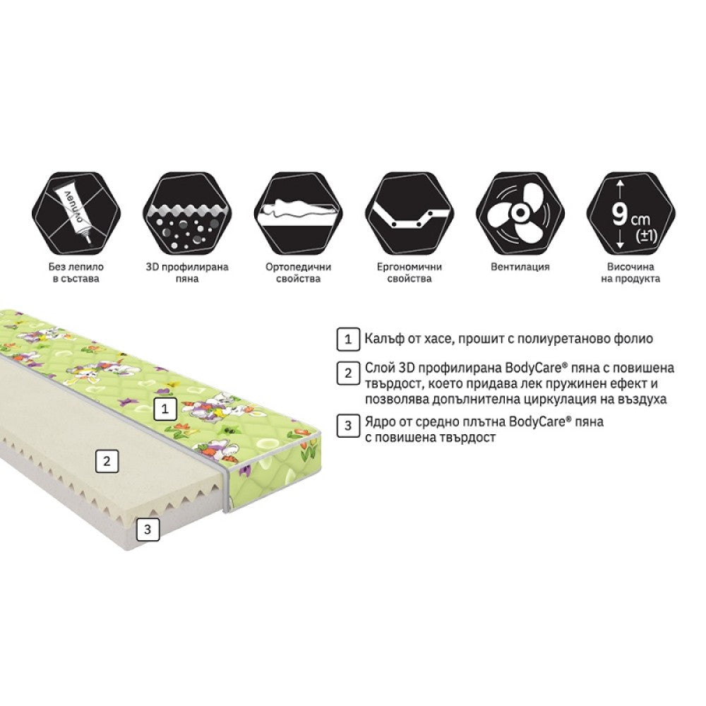 Детски матрак Мики Джуниър