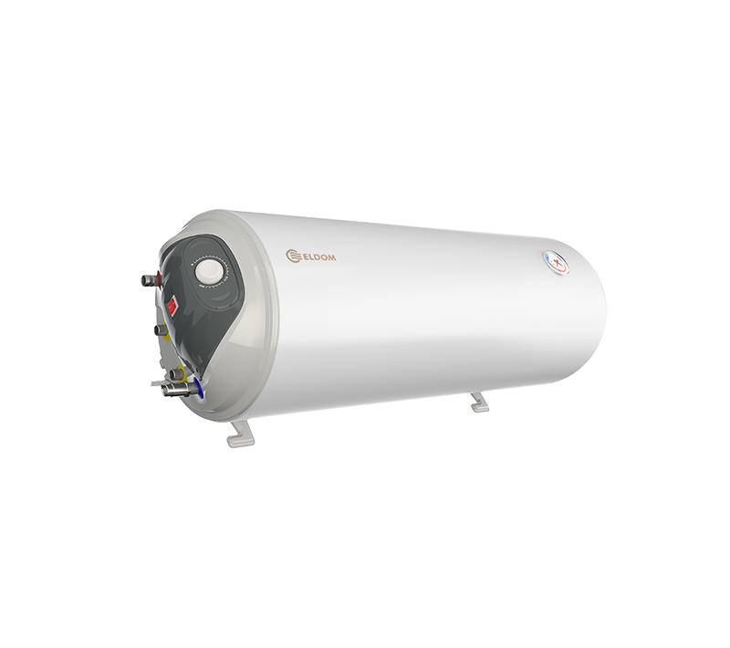 Комбиниран бойлер 80M2, лява серпентина, хоризонтален, емайлиран