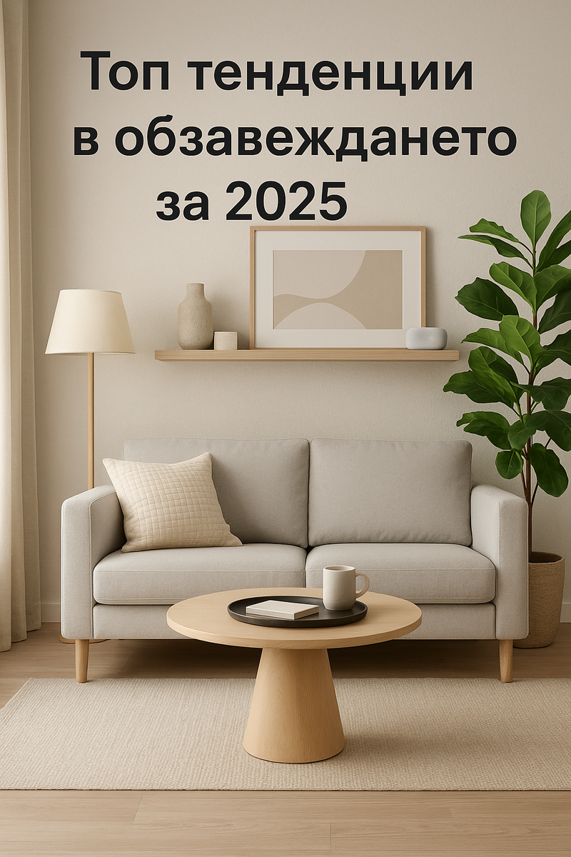 Топ тенденции в обзавеждането за 2025