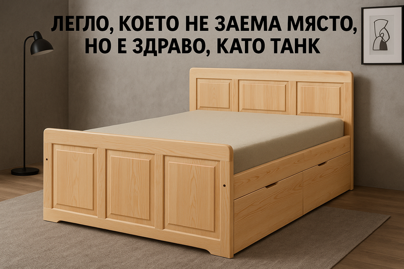 Имаш ли малка спалня? Ето как да избереш легло, което не заема място, но е здраво като танк