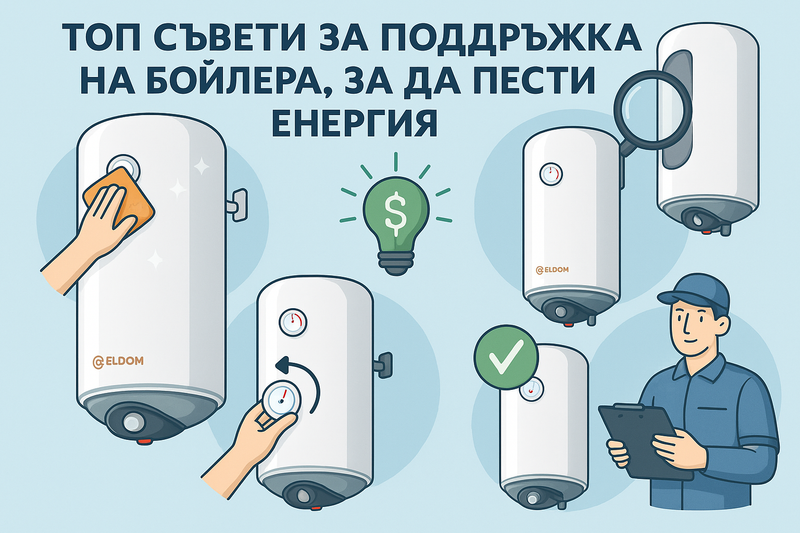 Топ съвети за поддръжка на бойлера, за да пести енергия