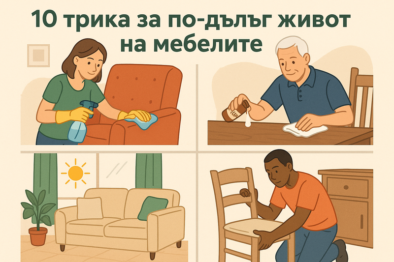 10 трика за по-дълъг живот на мебелите