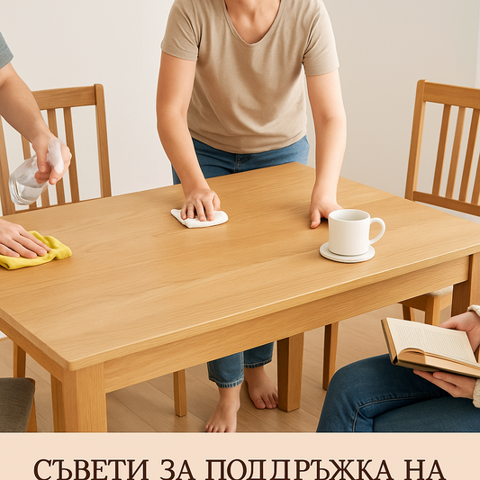 поддръжка на маси и столове