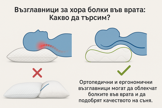 възглавници за хора с болки във врата