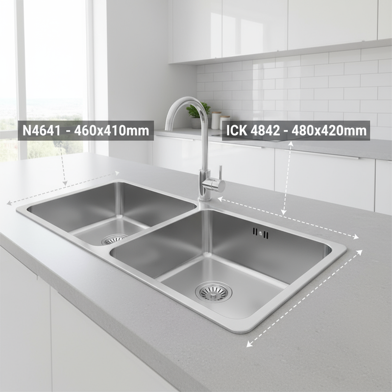 Идеалната мивка за малка кухня: Компактни алпака модели