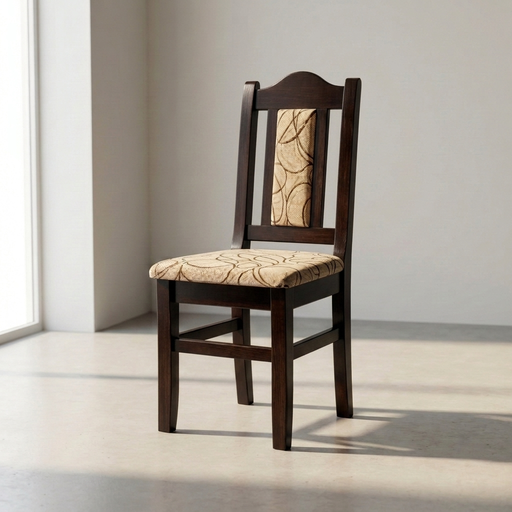 Масивен тапициран стол „Селена“ с висока облегалка King Mattress