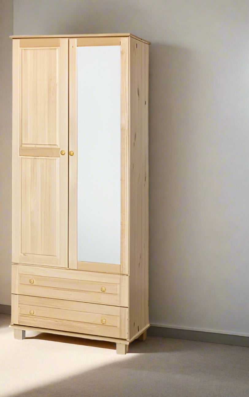 Двукрилен гардероб Нереа