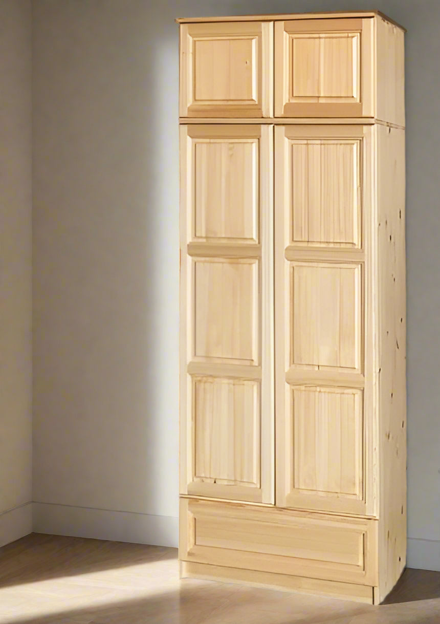 Двукрилен гардероб Престиж с плътни врати