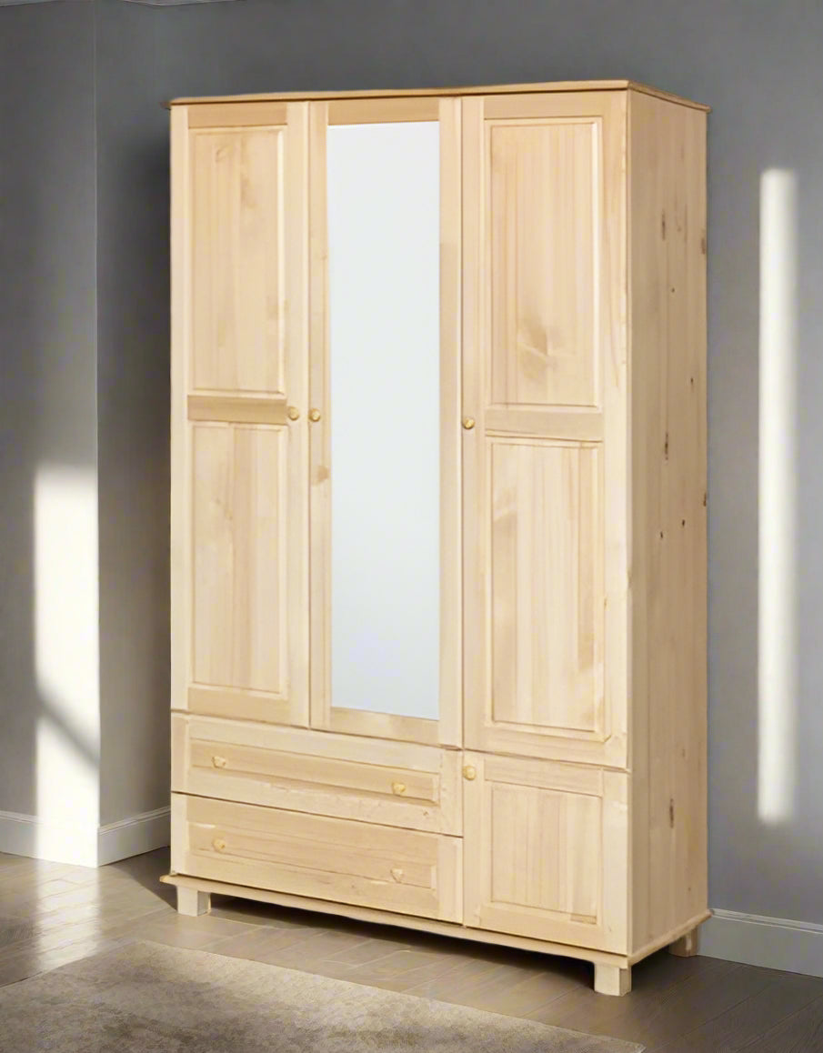 трикрилен гардероб нереа от чам