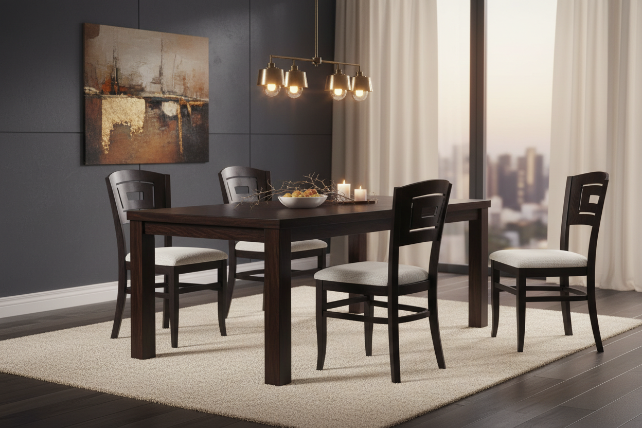 Трапезен стол Нова в реална среда