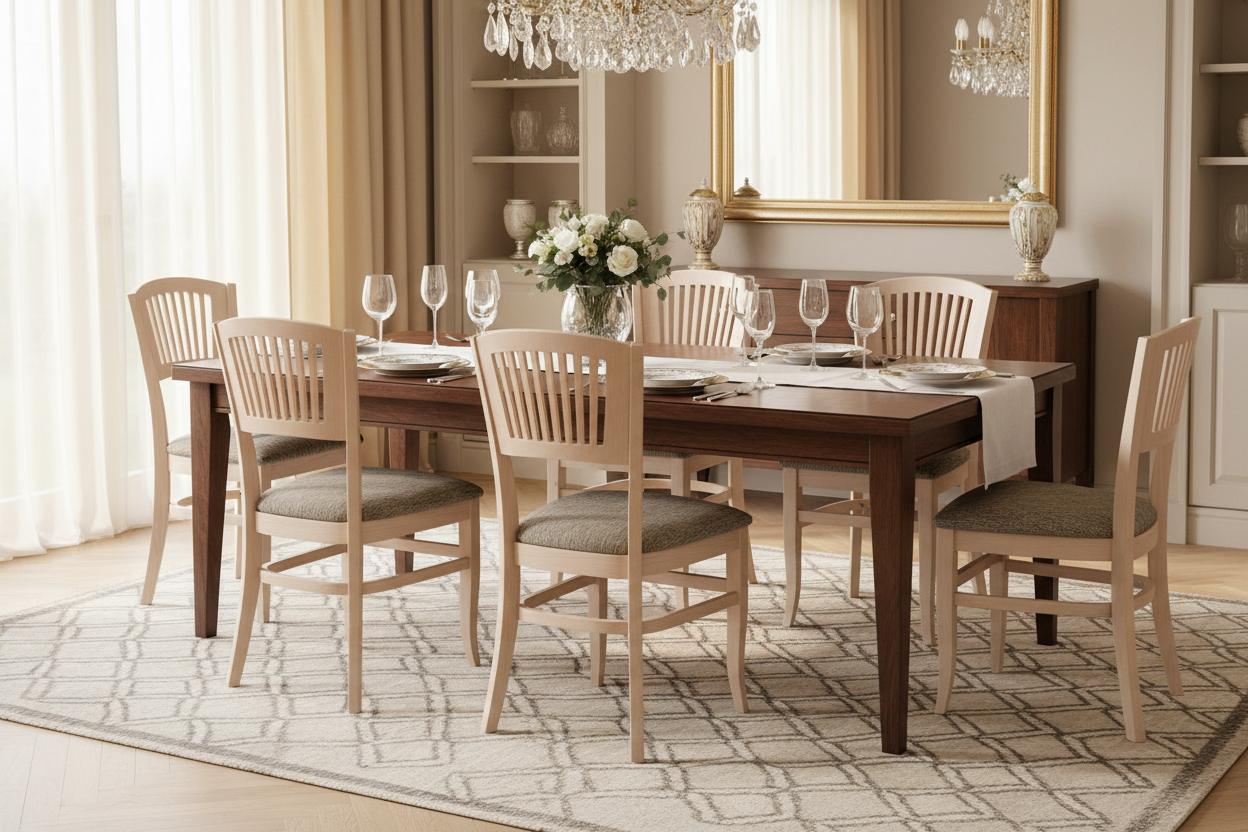 Трапезен стол Елара III в реална среда