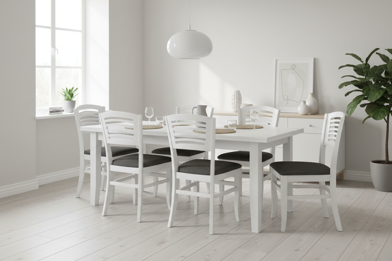 Трапезен стол Бианка в реална среда